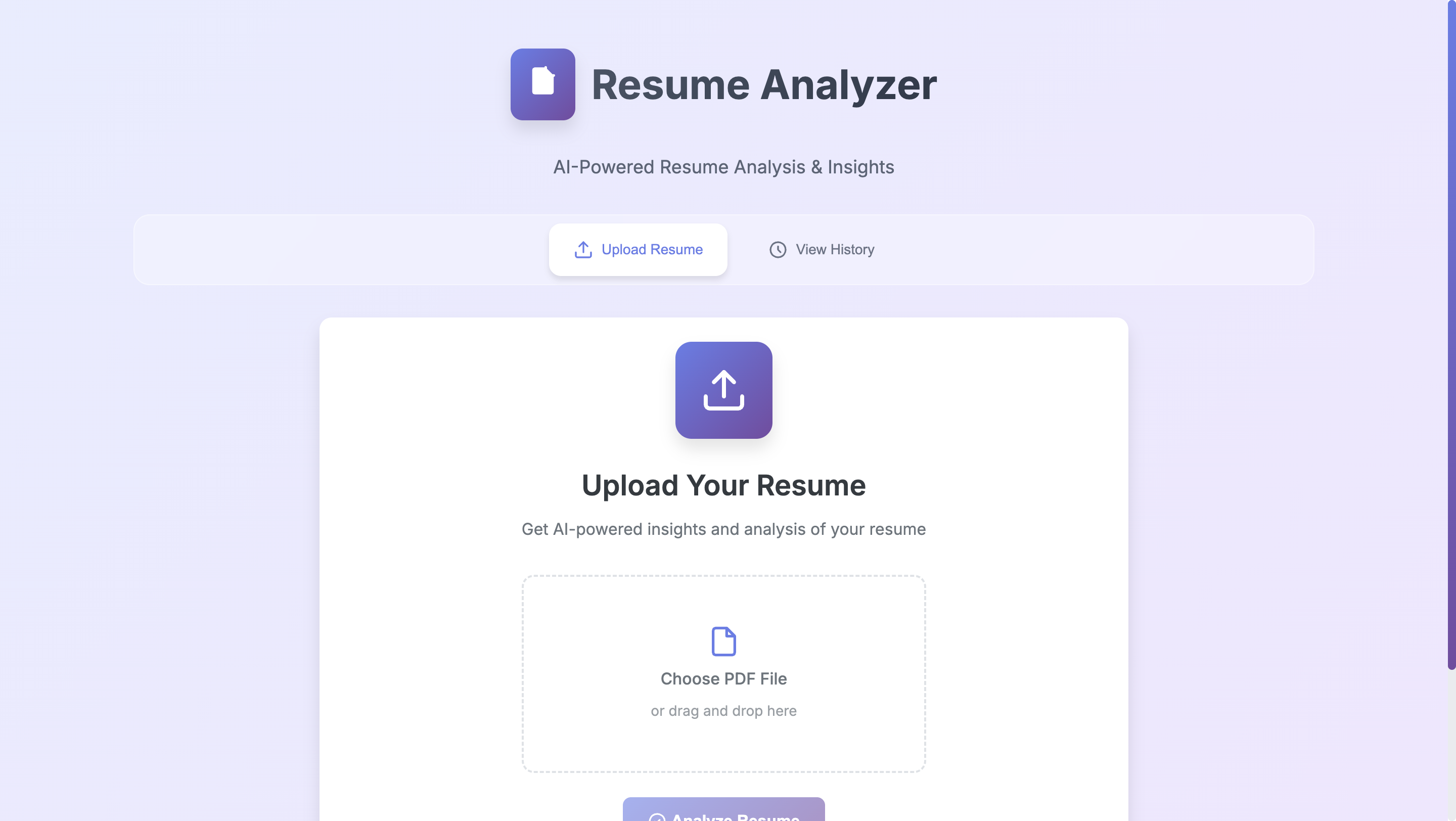 AI Resume Analyzer