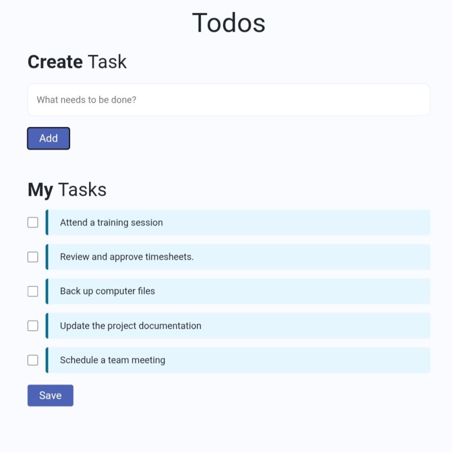 Todos Application